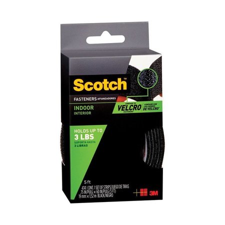 SCOTCH Medium Foam Hook and Loop Fastener 60 in. L 1 pk RF4741